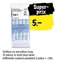 Chiffons en microfibre