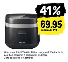 Mini-cuiseur à riz HD3091/81