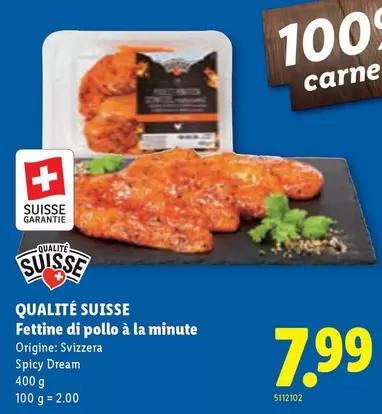 Fettine di pollo a la minute