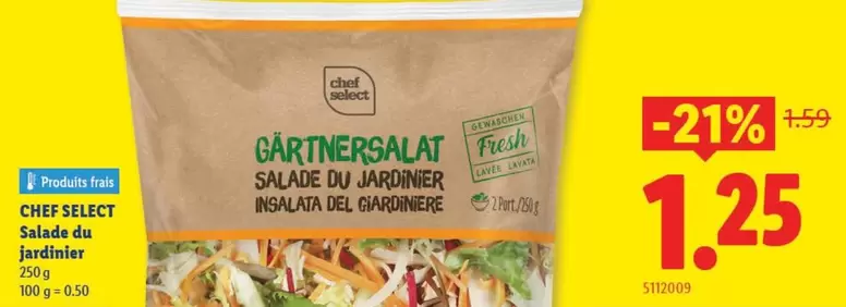 Gärtnersalat Salade du Jardinier Insalata del Giardiniere