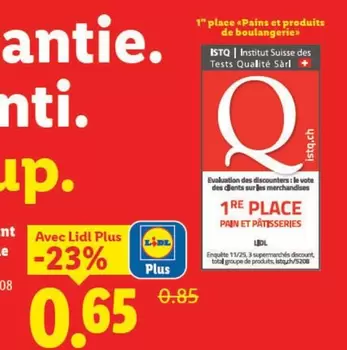 Pains et produits de boulangerie