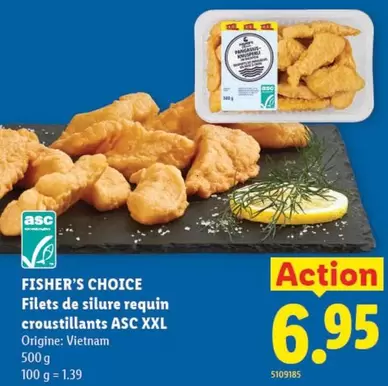 Action - Filets de silure requin croustillants ASC XXL