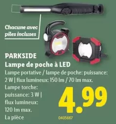 Lampe de poche à LED / Lampe portative