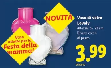 Vaso di vetro Lovely