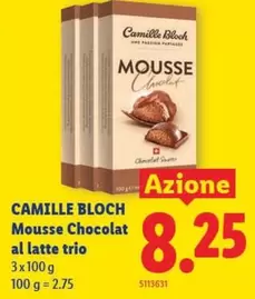 Mousse Chocolat al latte trio