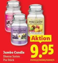 Jumbo Candle Diverse Sorten