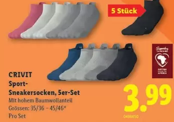 Sport-Sneakersocken, 5er-Set