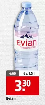 Evian - Natural Mineral Water