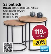 Denver - Salontisch  2er-Set