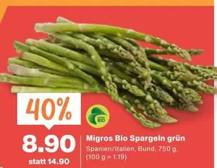 Spargeln grün