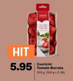 Cuoricini Tomate-Burrata