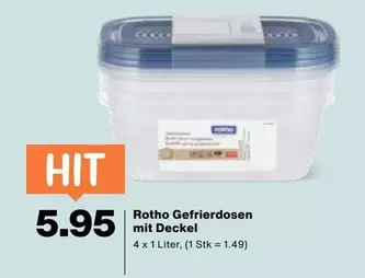 Gefrierdosen mit Deckel