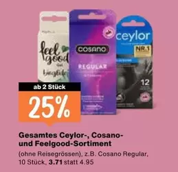 Cosano, Cosano Regular, Ceylor, Feelgood Sortiment