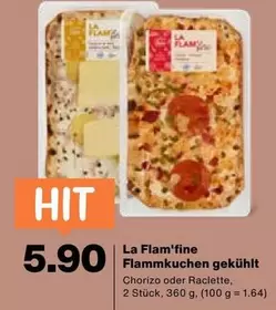 Flammkuchen gekühlt