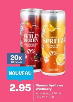 Rimuss Spritz ou Wildberry