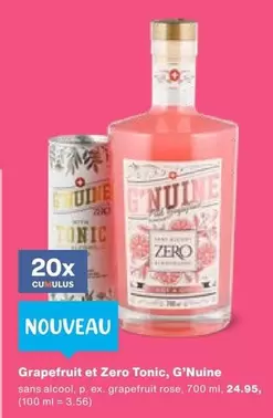 Grapefruit and Zero Tonic, G'NUINE