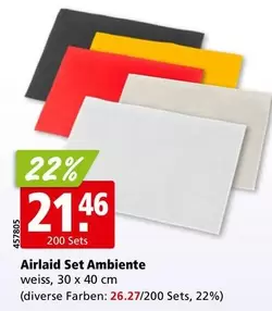 Airlaid Set Ambiente
