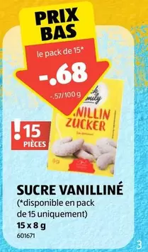 SUCRE VANILLINÉ