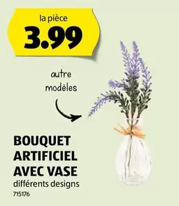 BOUQUET ARTIFICIEL AVEC VASE 715176
