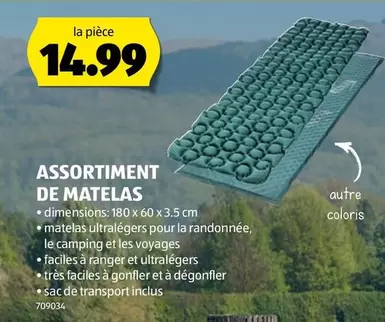 ASSORTIMENT DE MATELAS