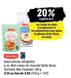 pâtisserie et préparations pour pains et gâteaux