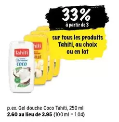 Gel douche Coco Tahiti