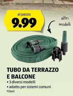 TUBO DA TERRAZZO E BALCONE