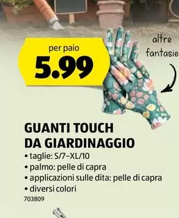 GUANTI TOUCH DA GIARDINAGGIO