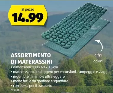 ASSORTIMENTO DI MATERASSINI
