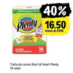Carta da cucina Short & Smart