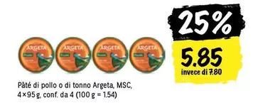 Pâté di pollo o di tonno