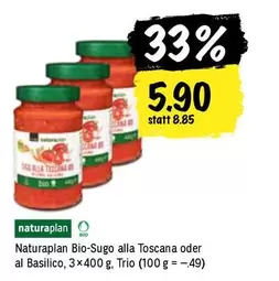 Bio-Sugo alla Toscana oder al Basilico