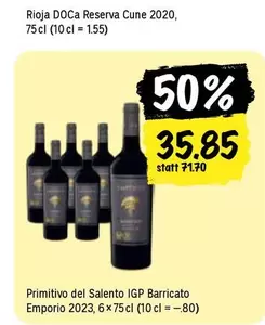 Rioja DOCa Reserva Cune