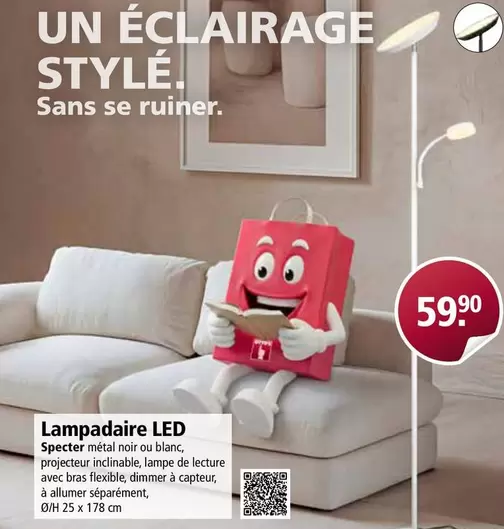 Lampadaire LED