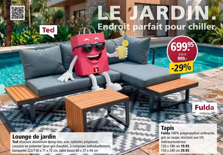 Lounge de jardin