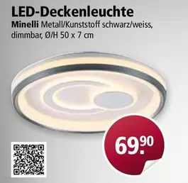 LED-Deckenleuchte Minelli