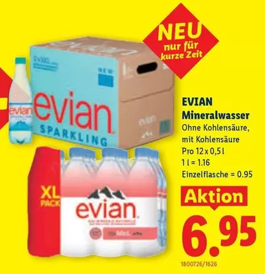 Evian - Mineralwasser Ohne Kohlensäure