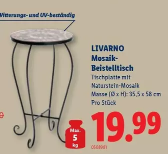 LIVARNO Mosaik-Beistelltisch