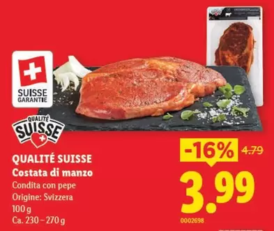 Costata di manzo