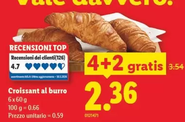 Croissant al burro