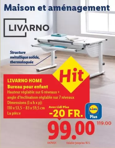 Bureau pour enfant