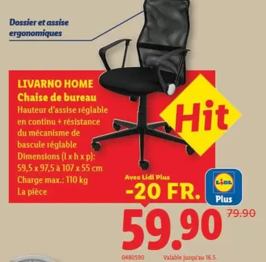 Chaise de bureau