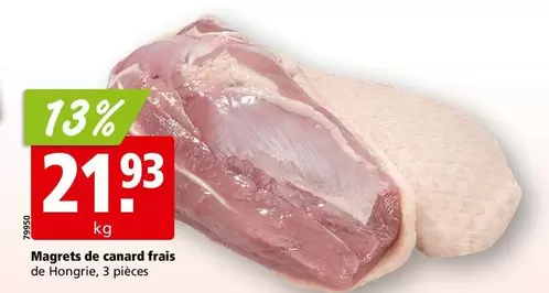 Magrets de canard frais