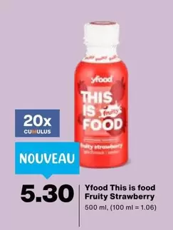 This is food Fruity Strawberry
