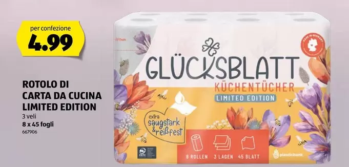 ROTOLO DI CARTA DA CUCINA LIMITED EDITION