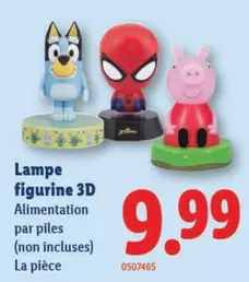 Lampe figurine 3D