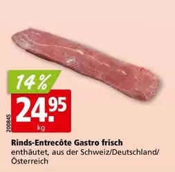 Rinds-Entrecôte Gastro frisch