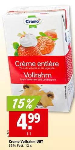 Creme entiere Vollrahm UHT
