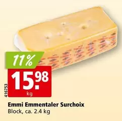 Emmentaler Surchiois Block
