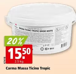 MASSA TICINO TROPIC BRIDE WHITE